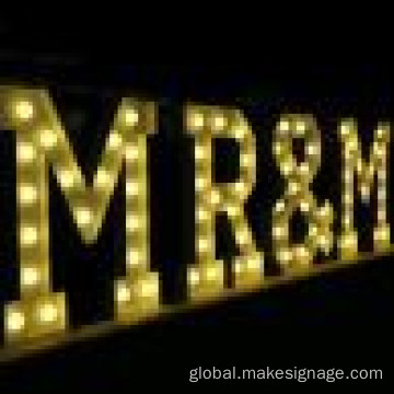 China LED Marquee Letter Lights Factory